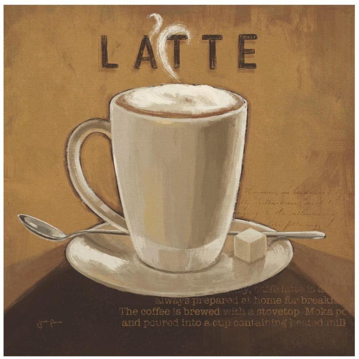 Coffee and Co IV -Paper Art-42&quotx42"