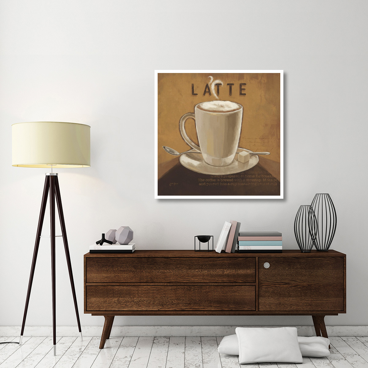 Coffee and Co IV -Paper Art-42&quotx42"