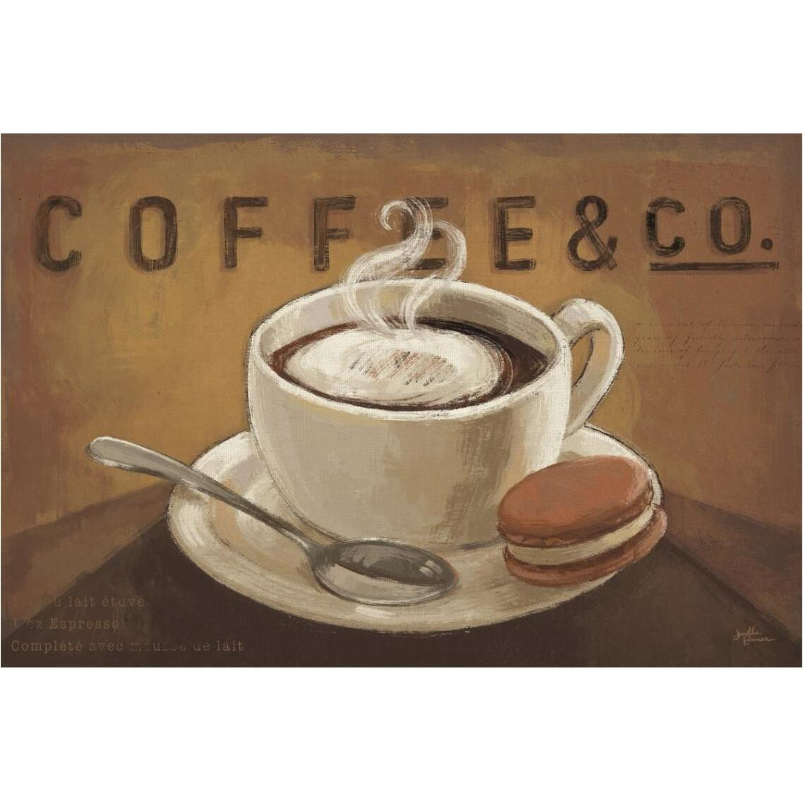 Coffee and Co V -Paper Art-38&quotx26"