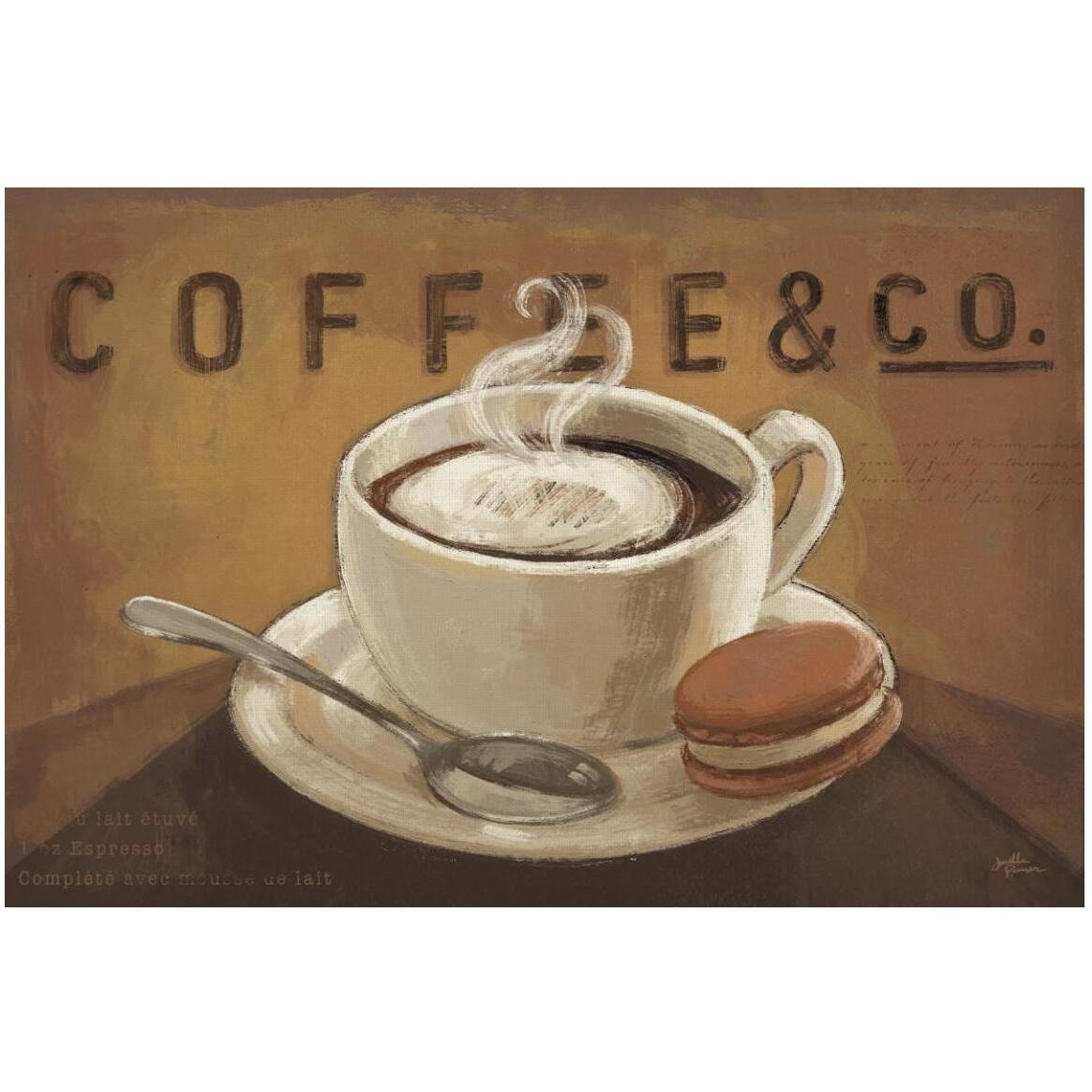Coffee and Co V -Paper Art-50&quotx34"