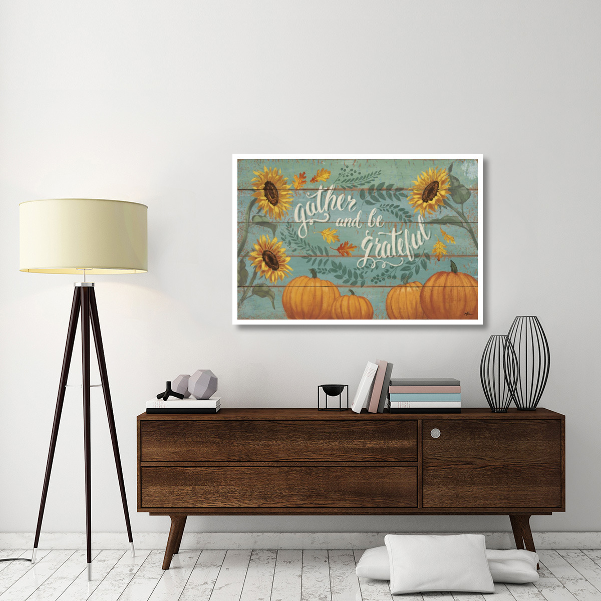 Harvest Delight V -Paper Art-50&quotx34"