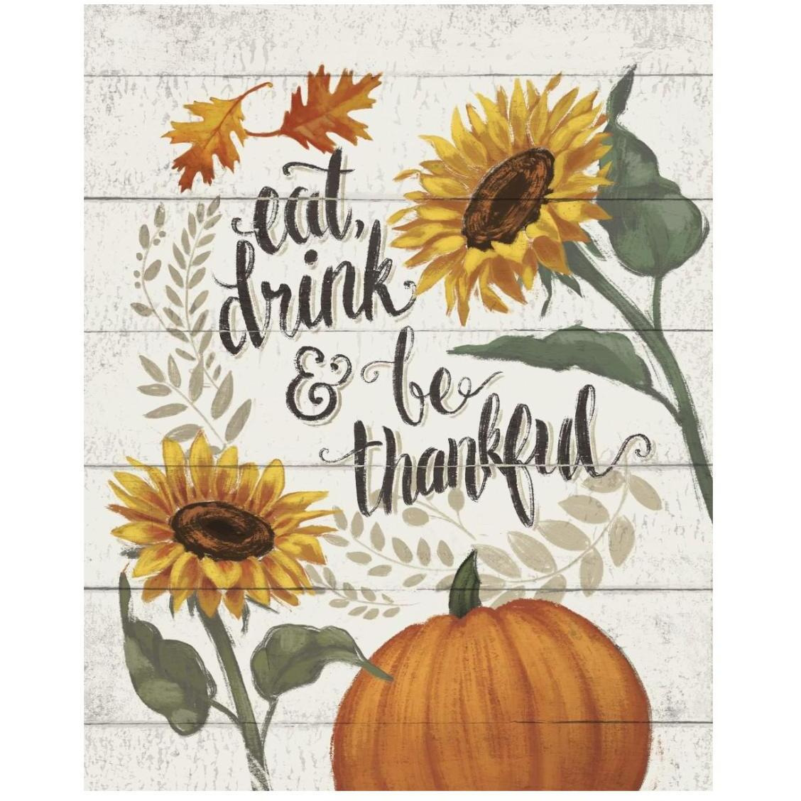 Harvest Delight II on White -Paper Art-22&quotx26"