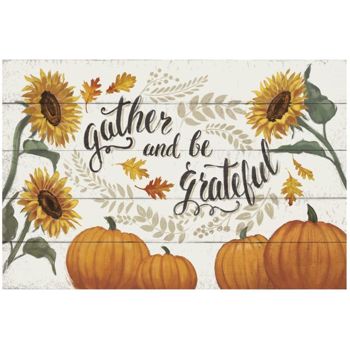 Harvest Delight V on White -Paper Art-20&quotx14"