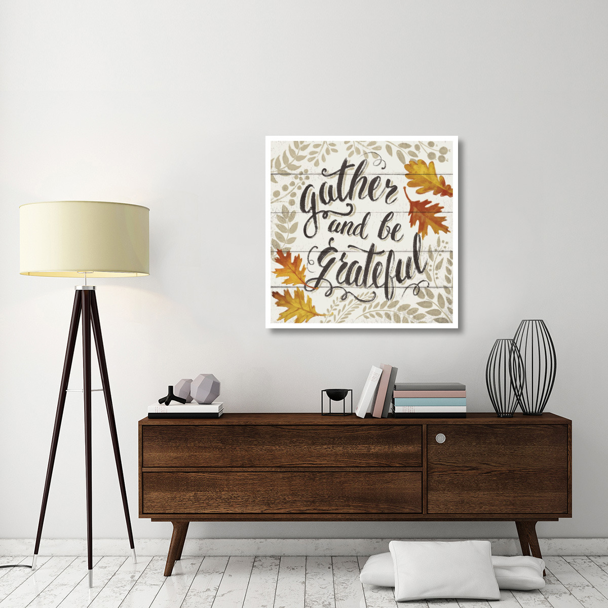 Harvest Delight VI on White -Paper Art-38&quotx38"