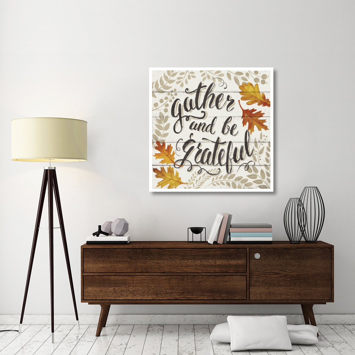 Harvest Delight VI on White -Paper Art-42&quotx42"