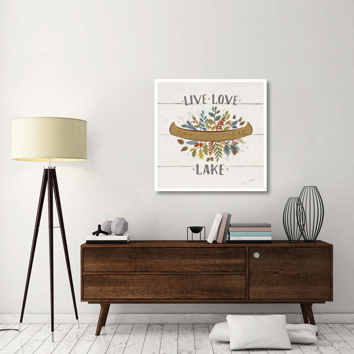 Peace and Lodge I -Paper Art-38&quotx38"