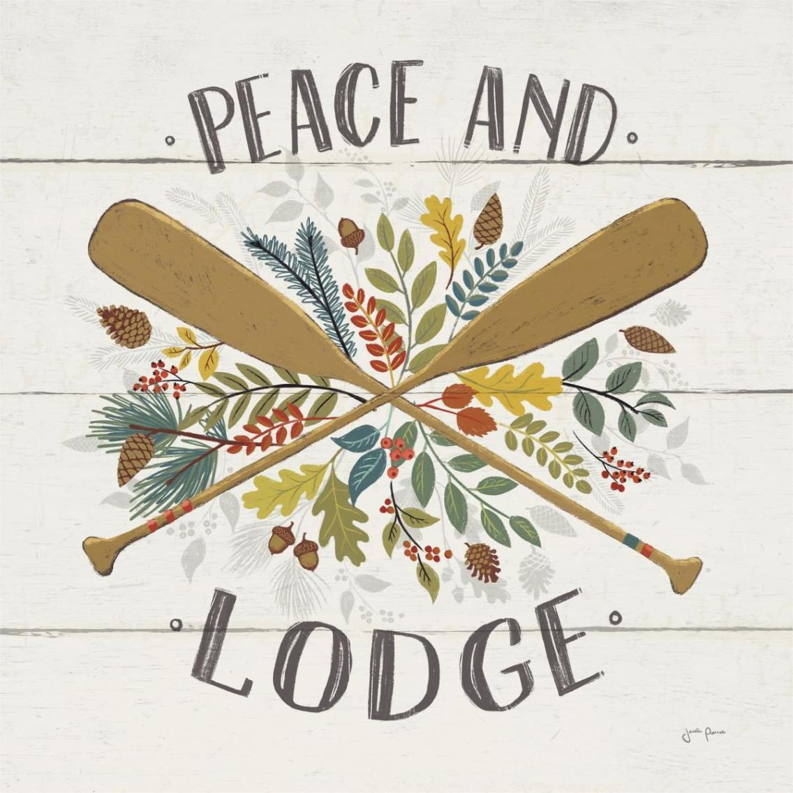 Peace and Lodge IV -Paper Art-38&quotx38"
