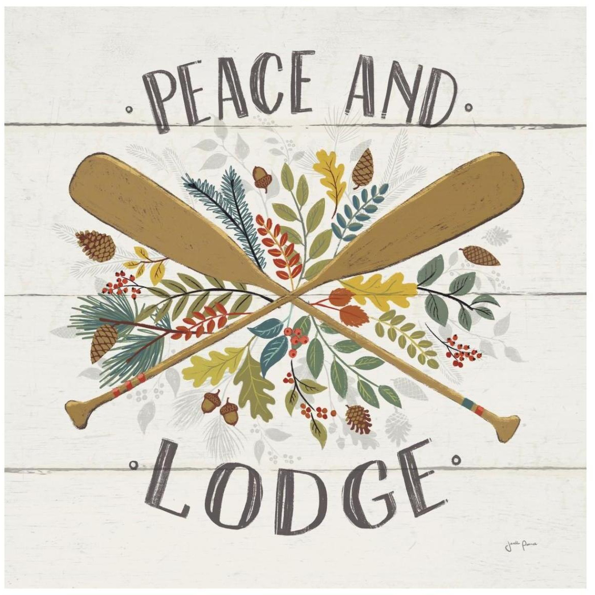 Peace and Lodge IV -Paper Art-42&quotx42"