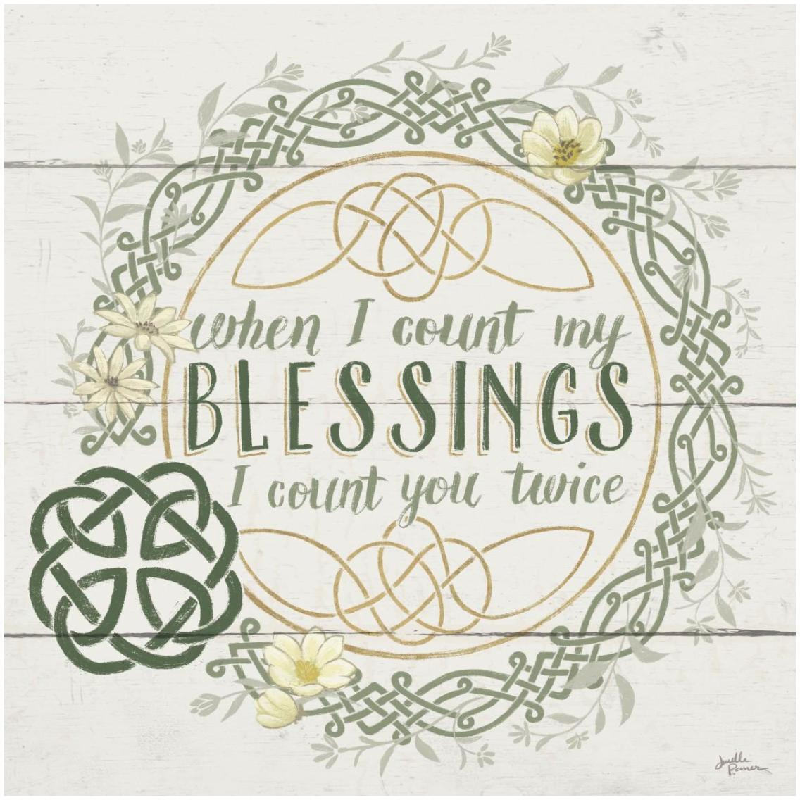 Irish Blessing II -Paper Art-32&quotx32"