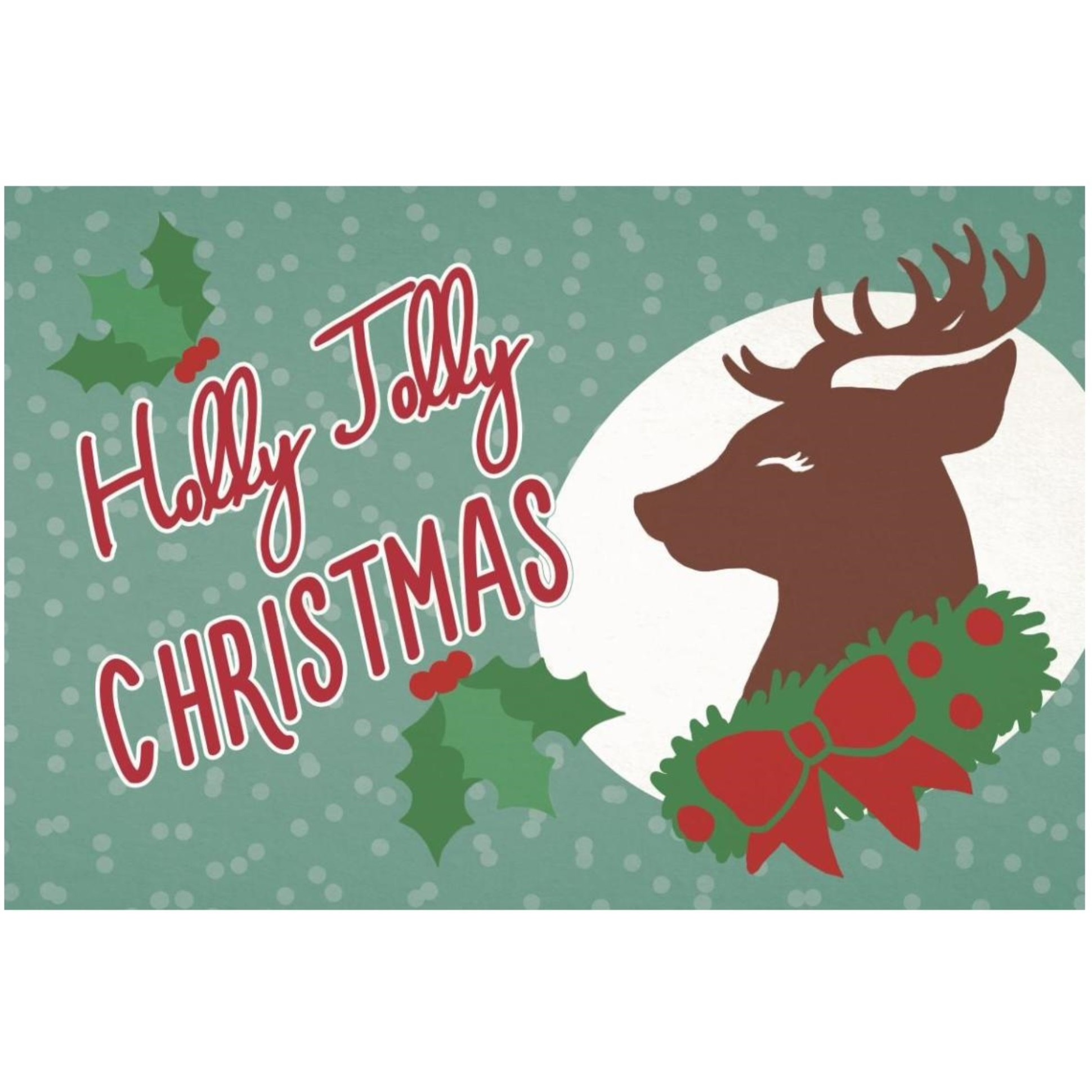 Retro Christmas I Bright -Paper Art-50&quotx34"