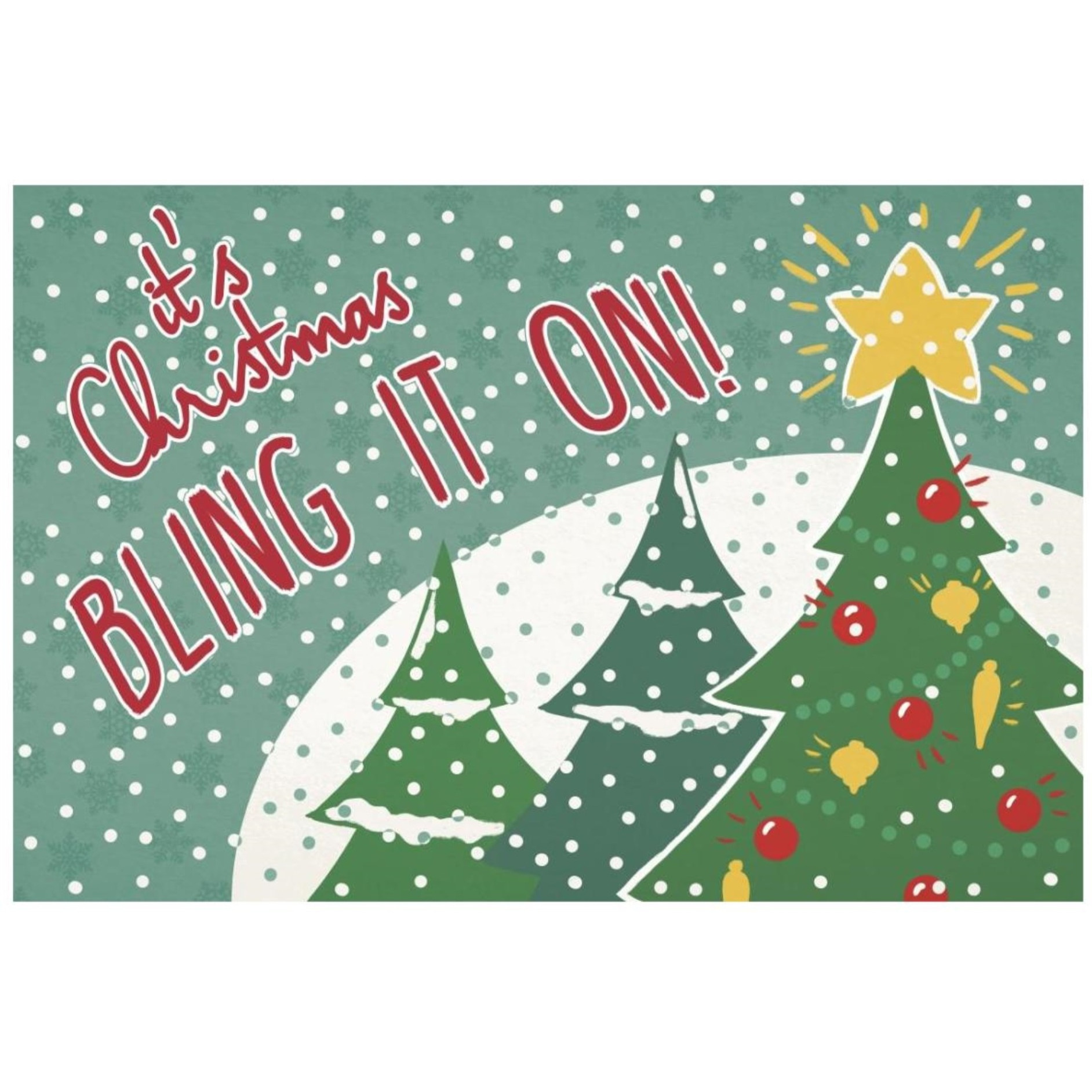 Retro Christmas IV Bright -Paper Art-26&quotx18"