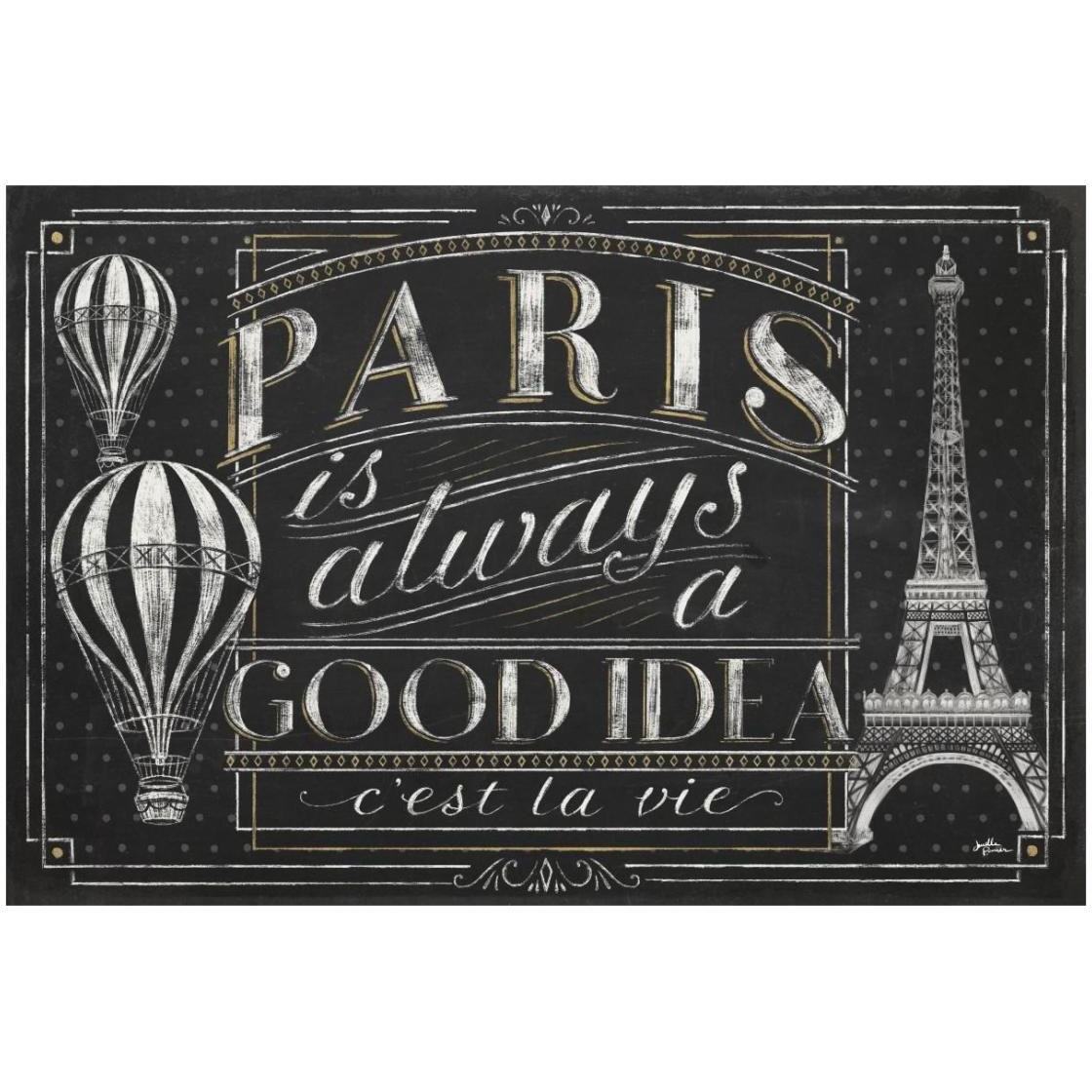 Vive Paris I -Paper Art-26&quotx18"