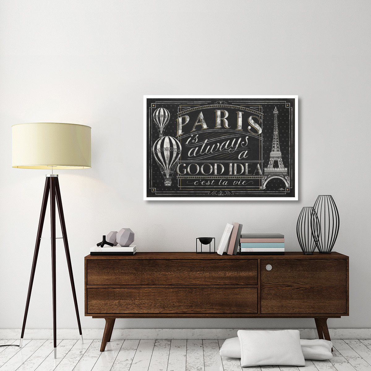Vive Paris I -Paper Art-50&quotx34"