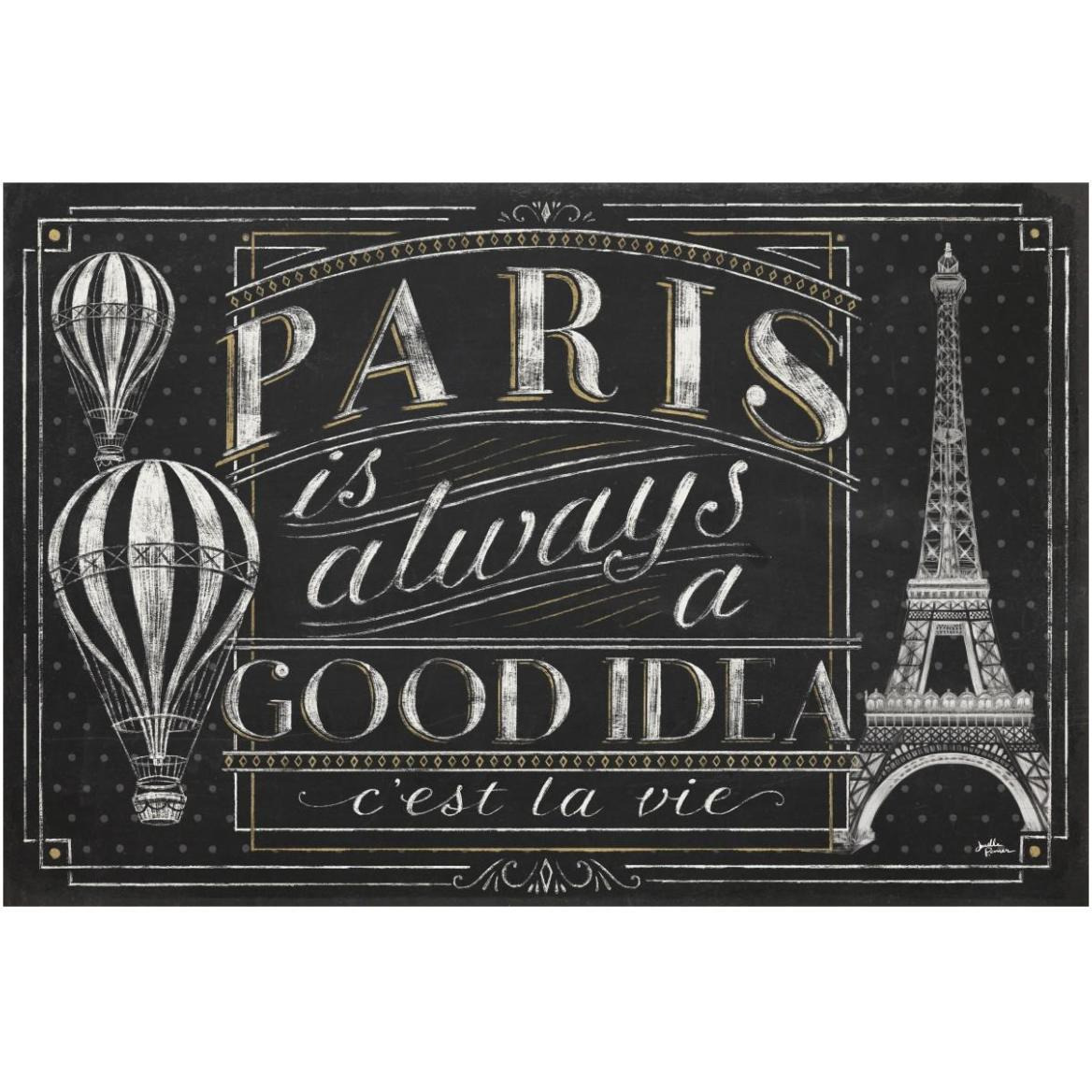 Vive Paris I -Paper Art-62&quotx42"