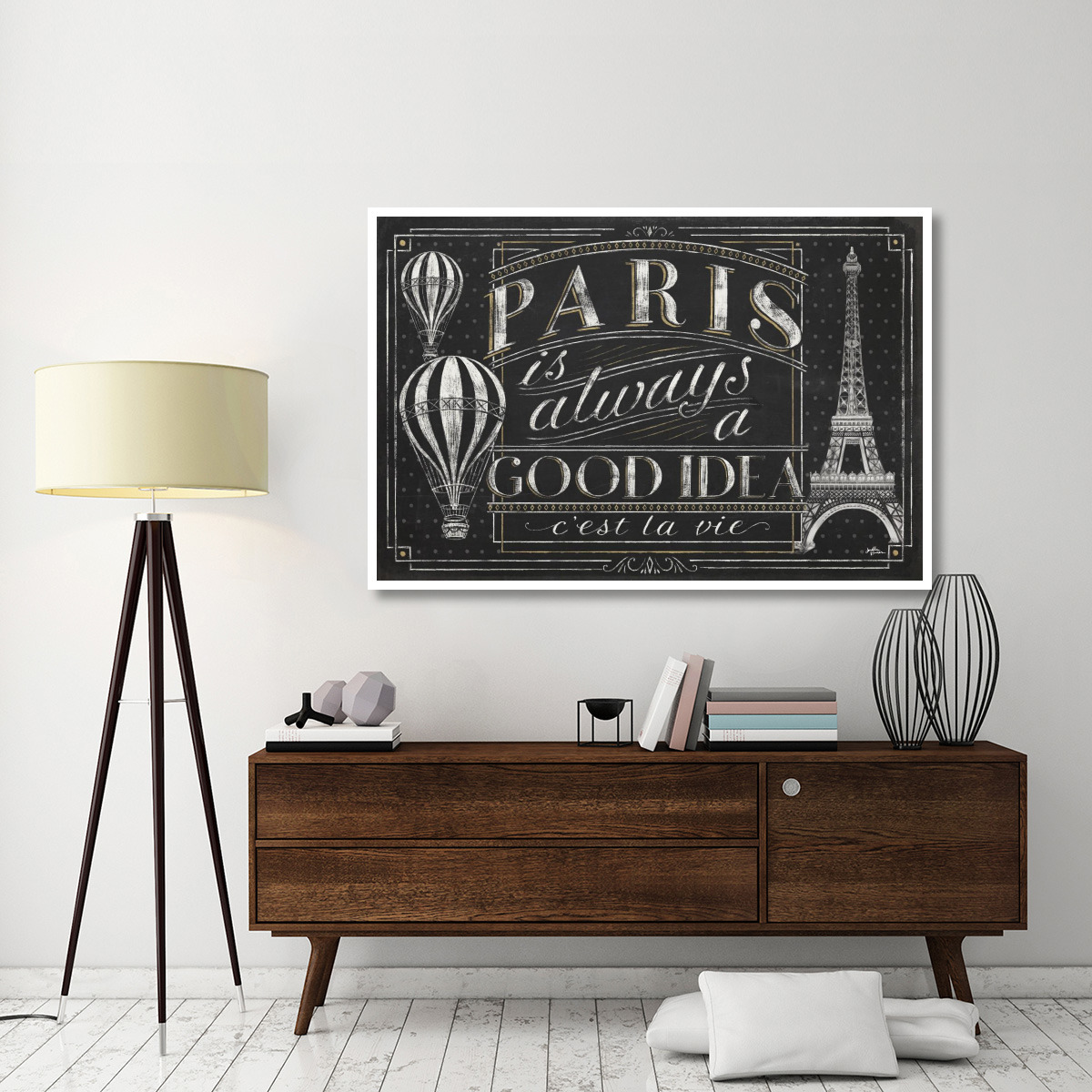Vive Paris I -Paper Art-62&quotx42"