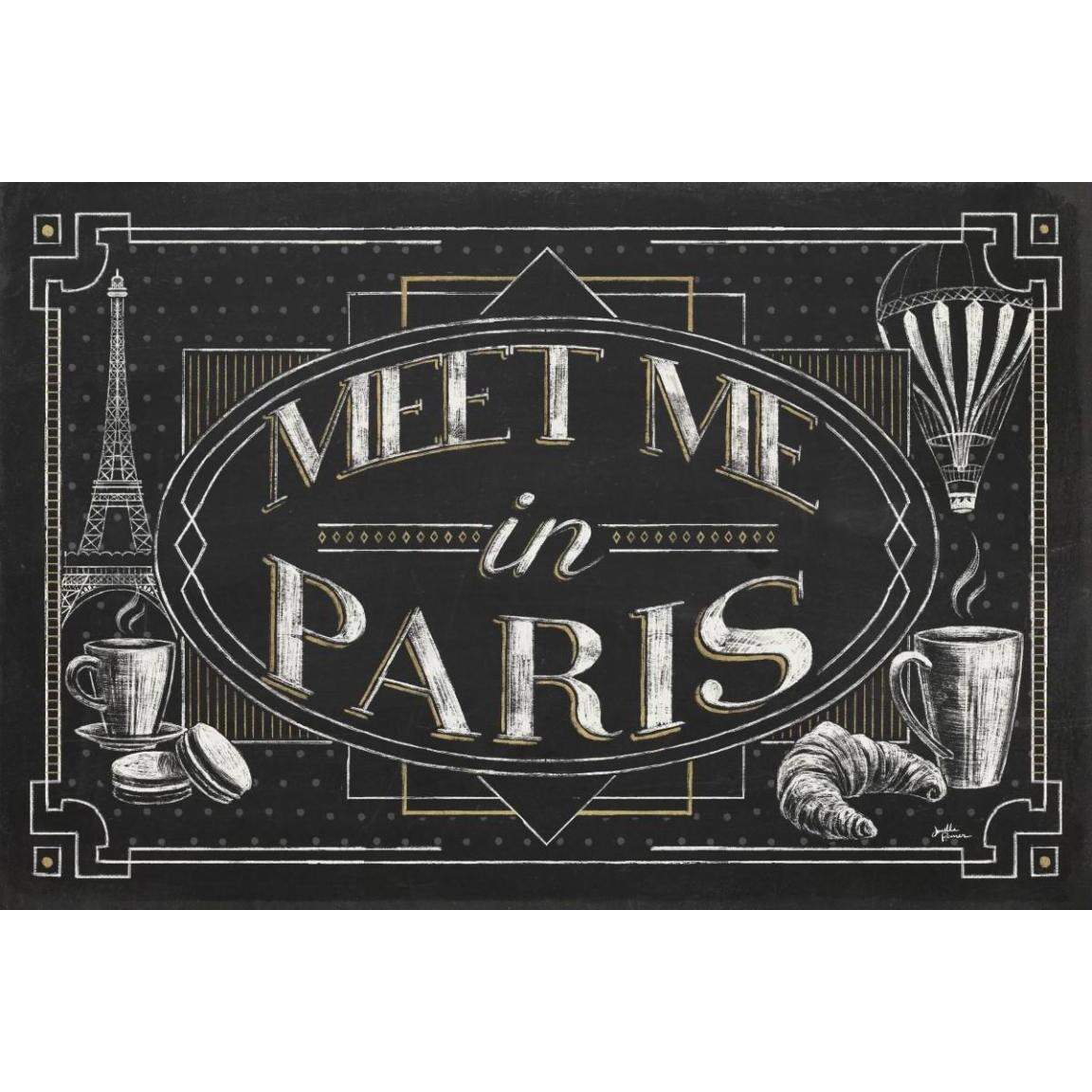 Vive Paris IV -Paper Art-50&quotx34"