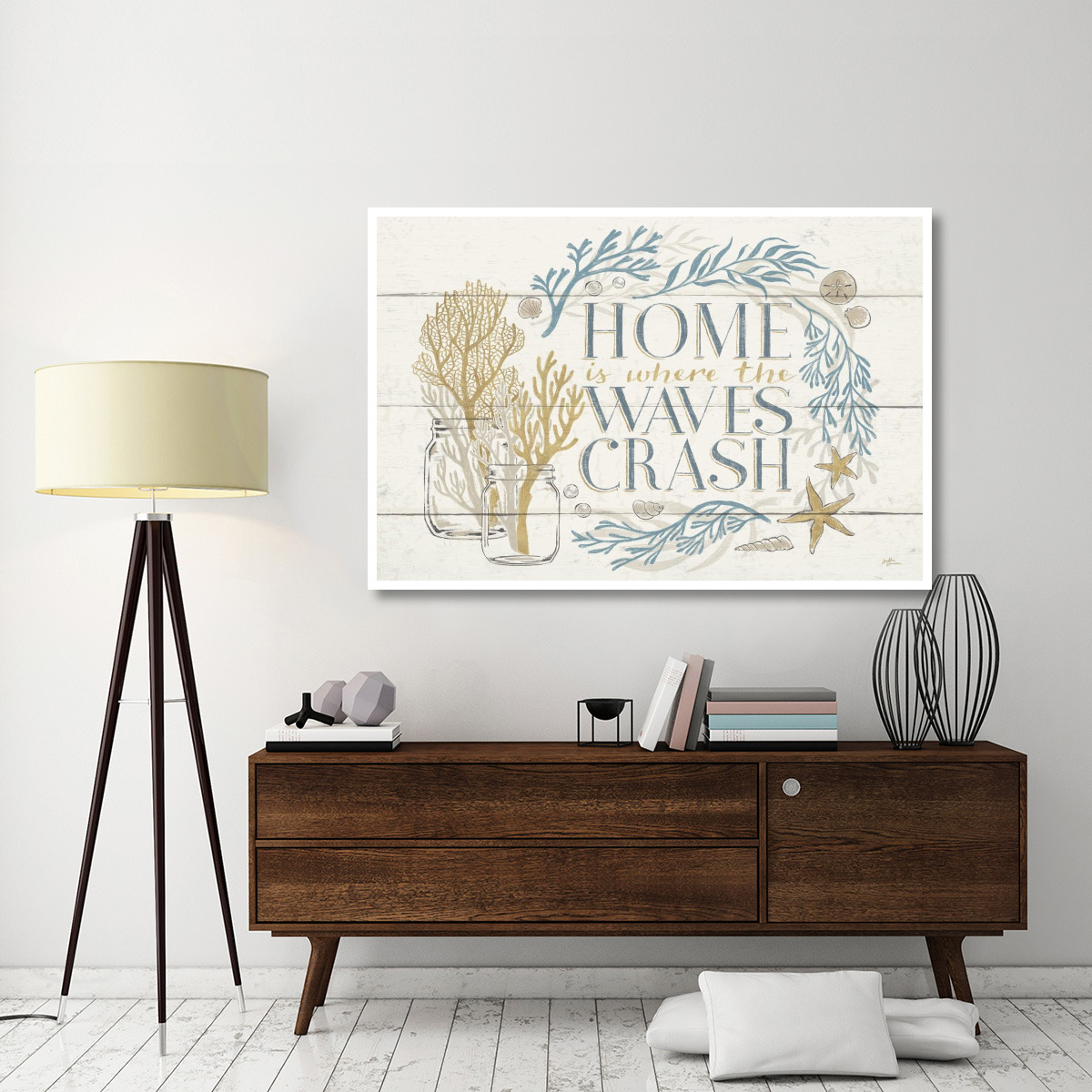 Golden Sea I -Paper Art-62&quotx42"