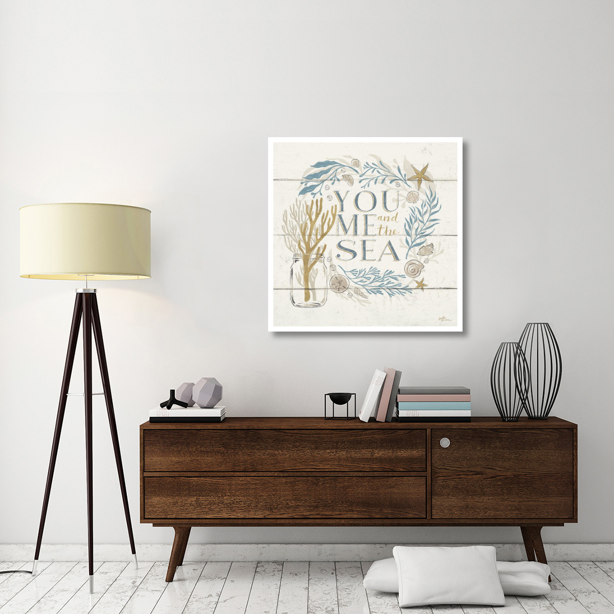 Golden Sea III -Paper Art-38&quotx38"