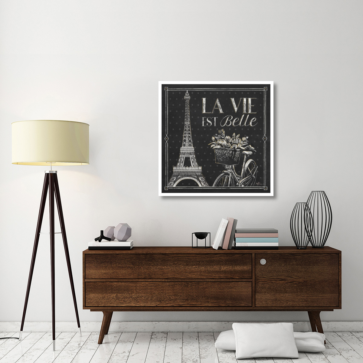 Vive Paris VI -Paper Art-38&quotx38"