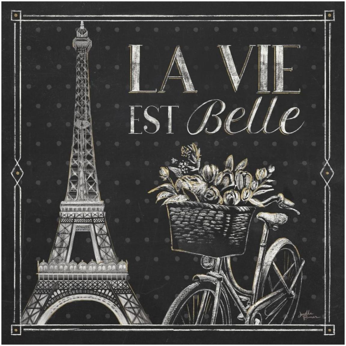 Vive Paris VI -Paper Art-42&quotx42"