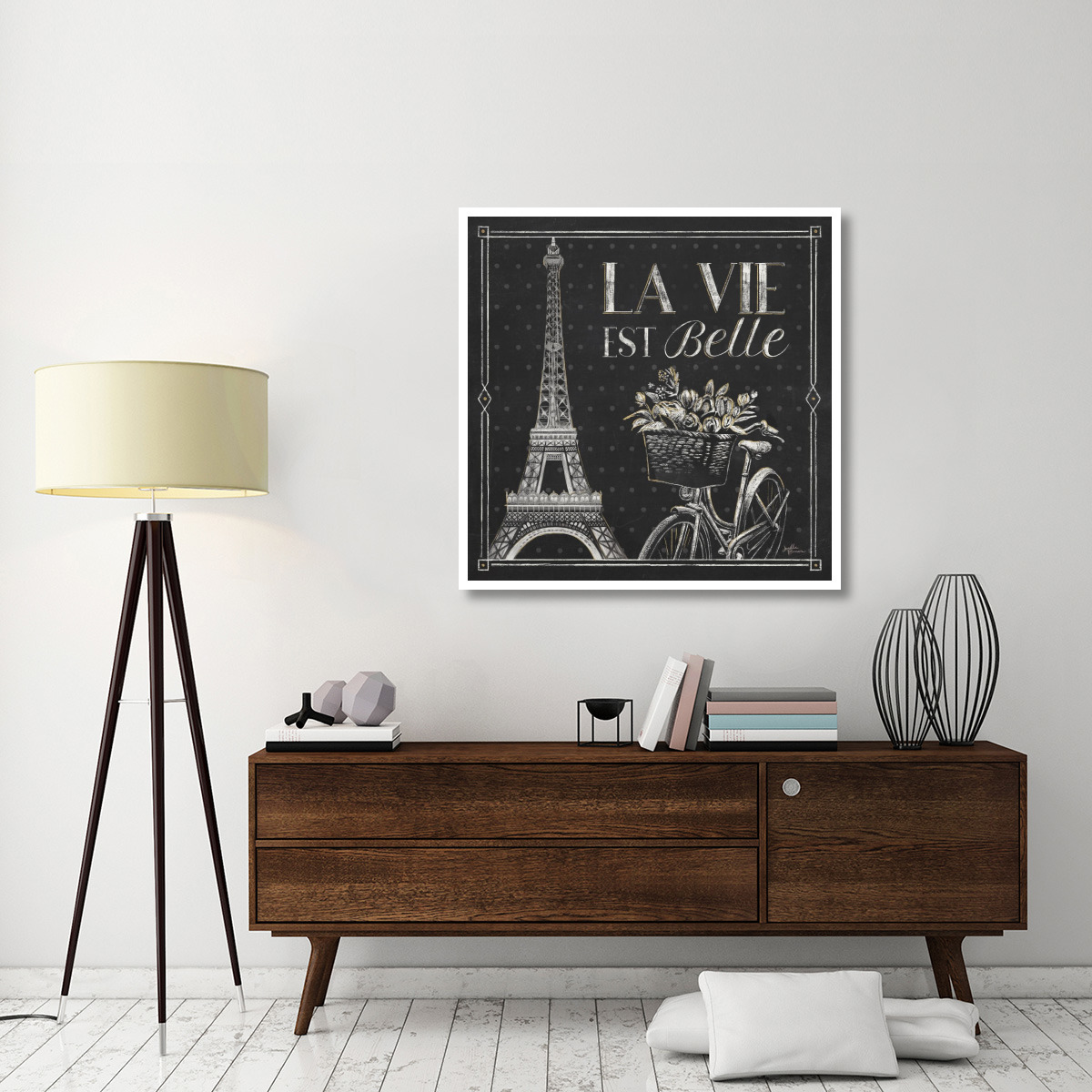 Vive Paris VI -Paper Art-42&quotx42"