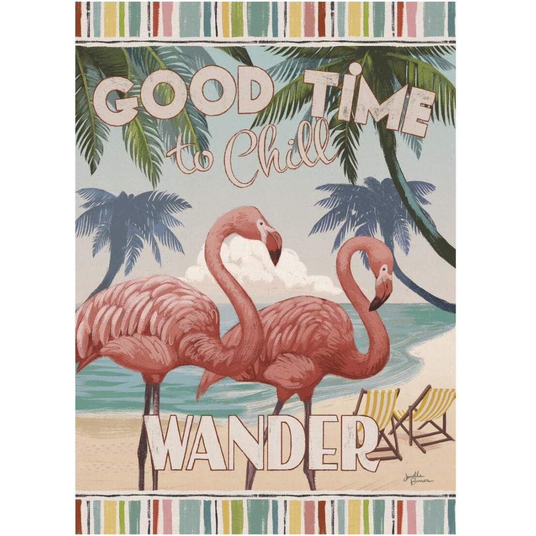 Welcome to Paradise III -Paper Art-17.62&quotx24"