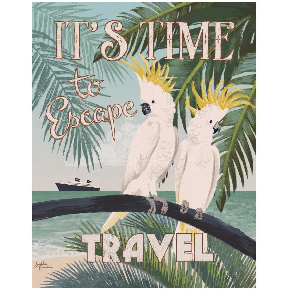 Welcome to Paradise IV -Paper Art-24&quotx30"