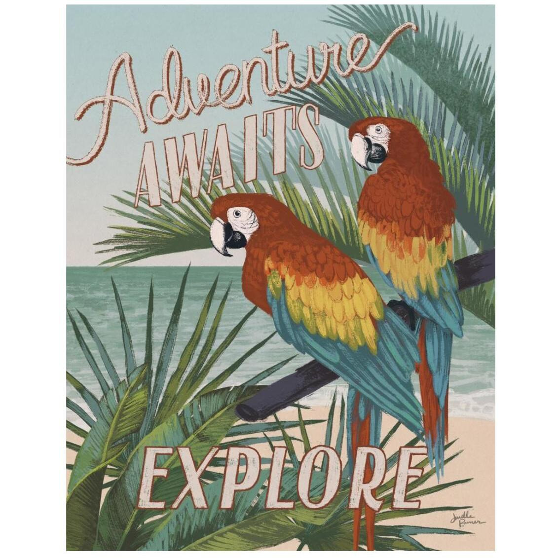 Welcome to Paradise V -Paper Art-22&quotx26"