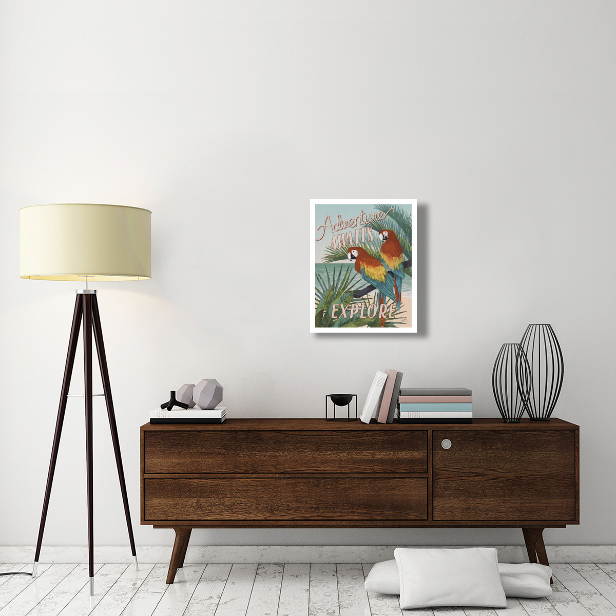 Welcome to Paradise V -Paper Art-22&quotx26"