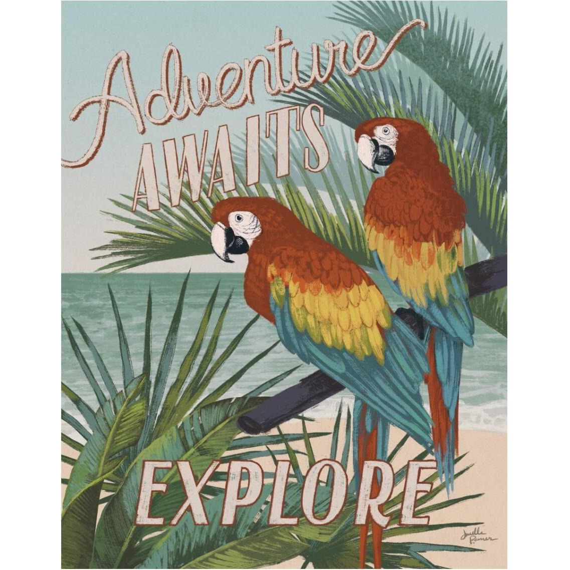 Welcome to Paradise V -Paper Art-30&quotx37"