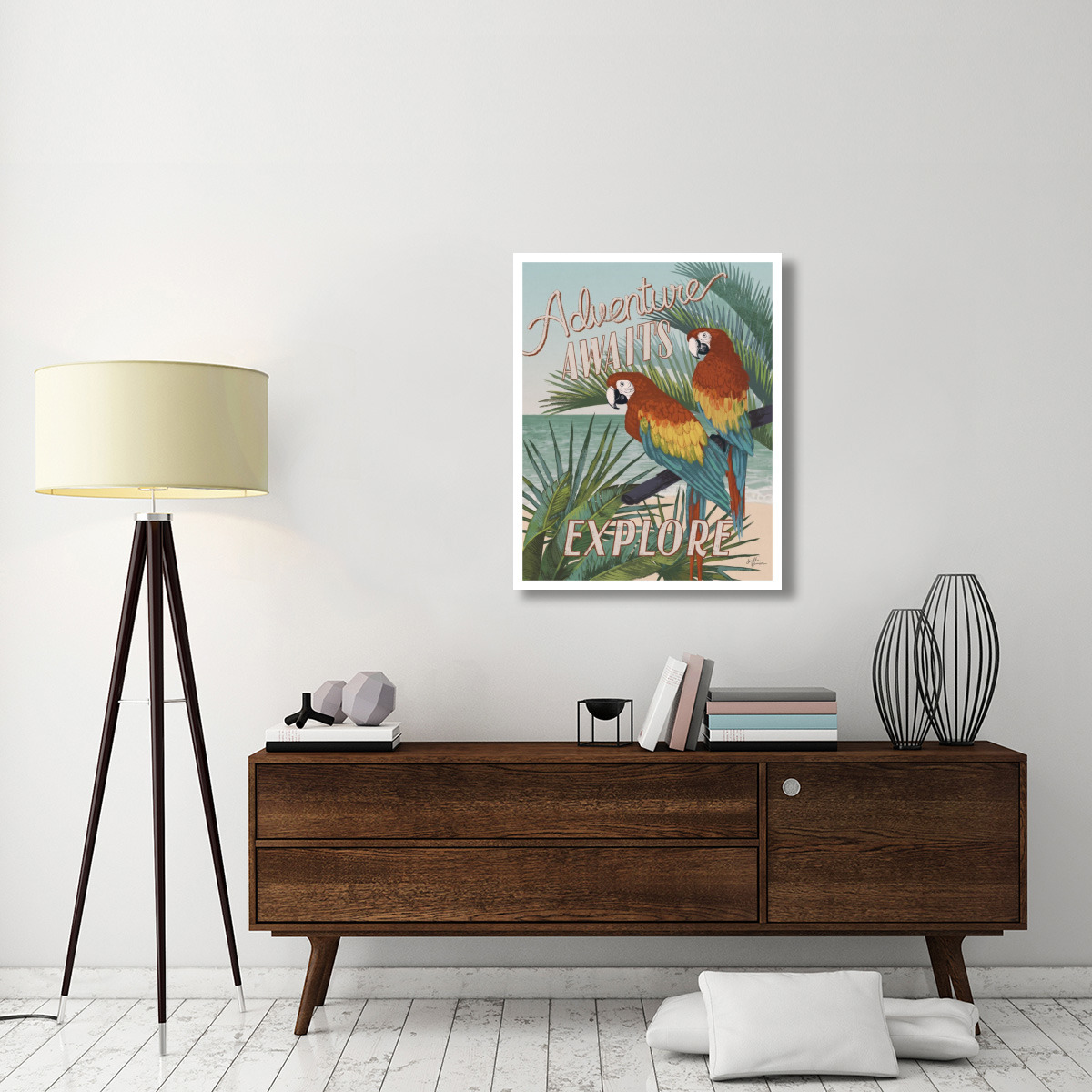 Welcome to Paradise V -Paper Art-30&quotx37"
