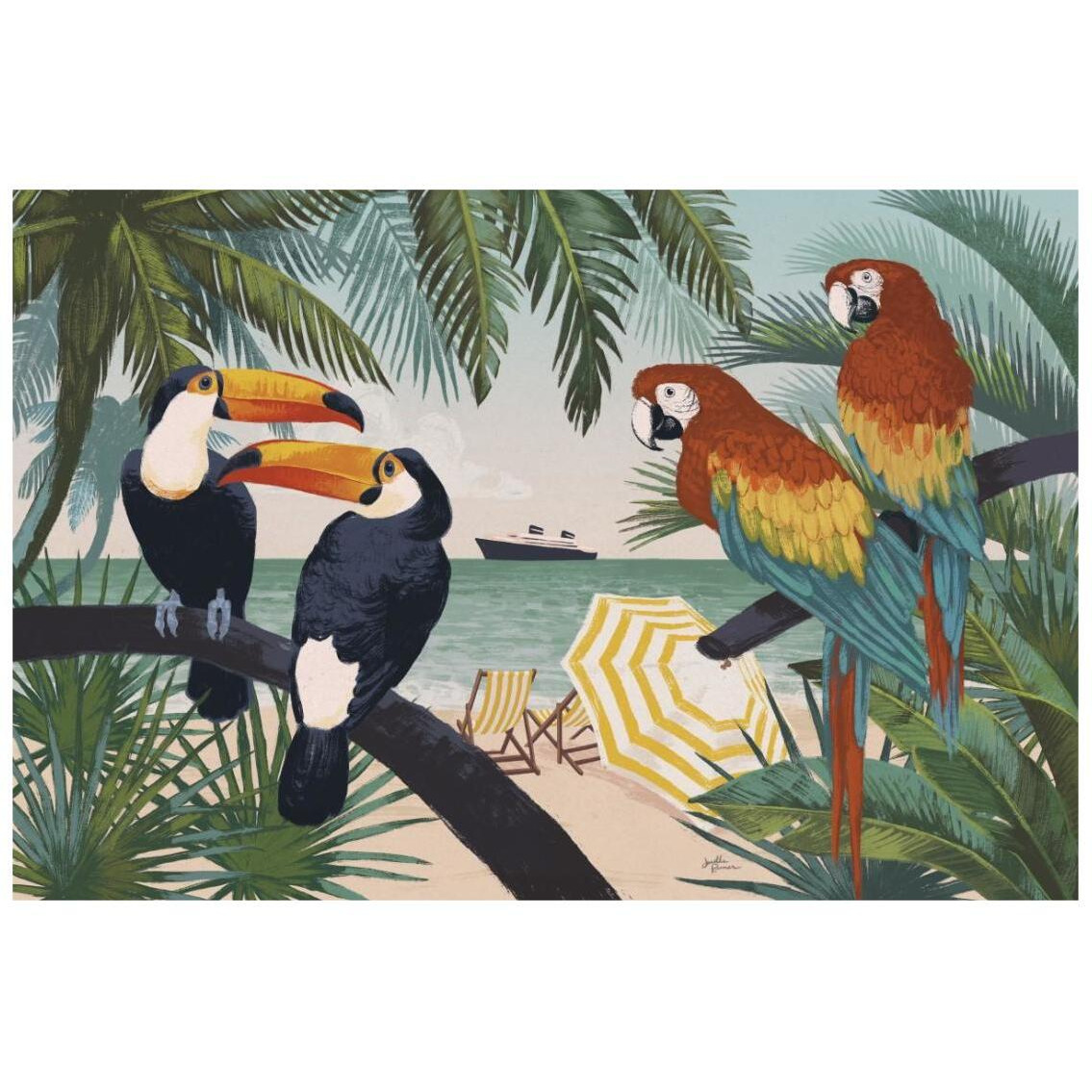 Welcome to Paradise VI -Paper Art-26&quotx18"