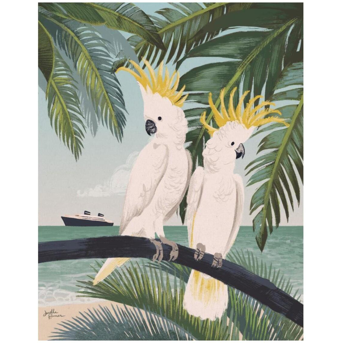 Welcome to Paradise IX -Paper Art-24&quotx30"