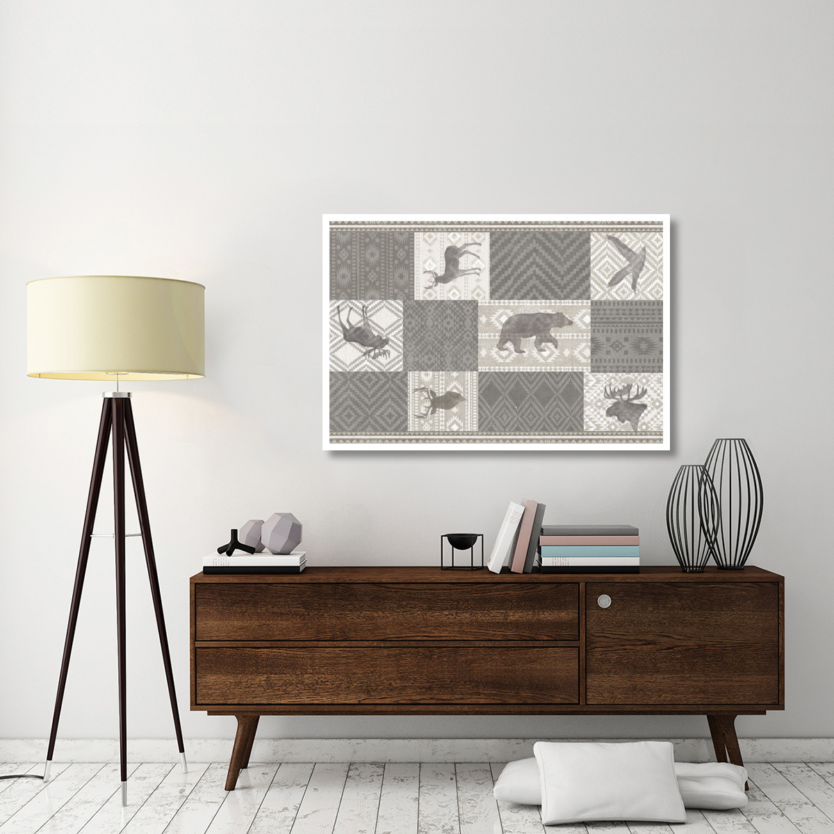 Soft Lodge IX -Paper Art-50&quotx34"