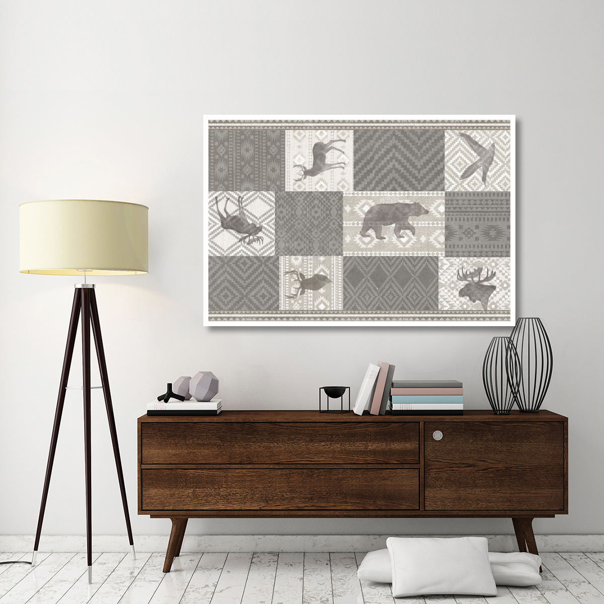 Soft Lodge IX -Paper Art-62&quotx42"