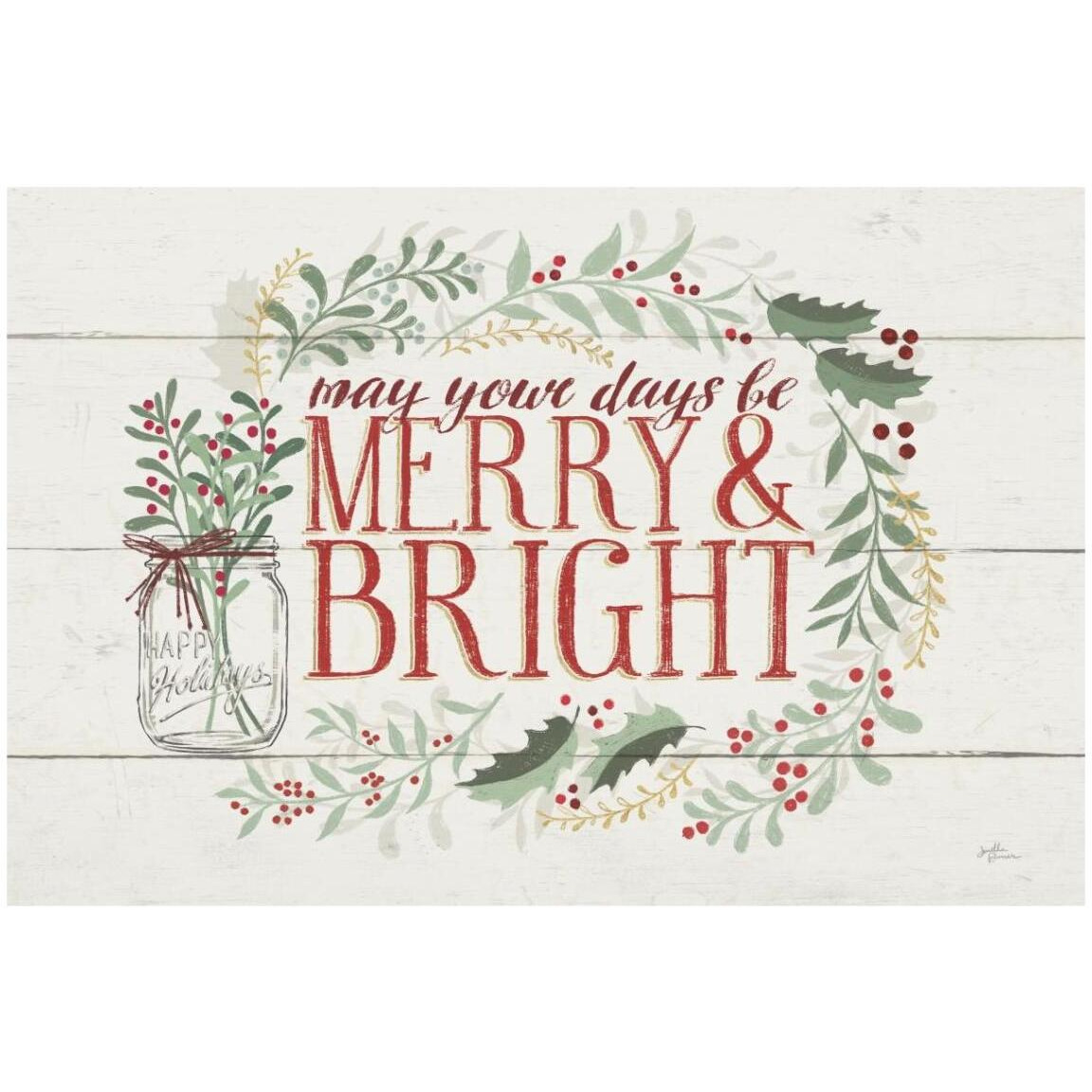 Seasons Greetings I -Paper Art-20&quotx14"