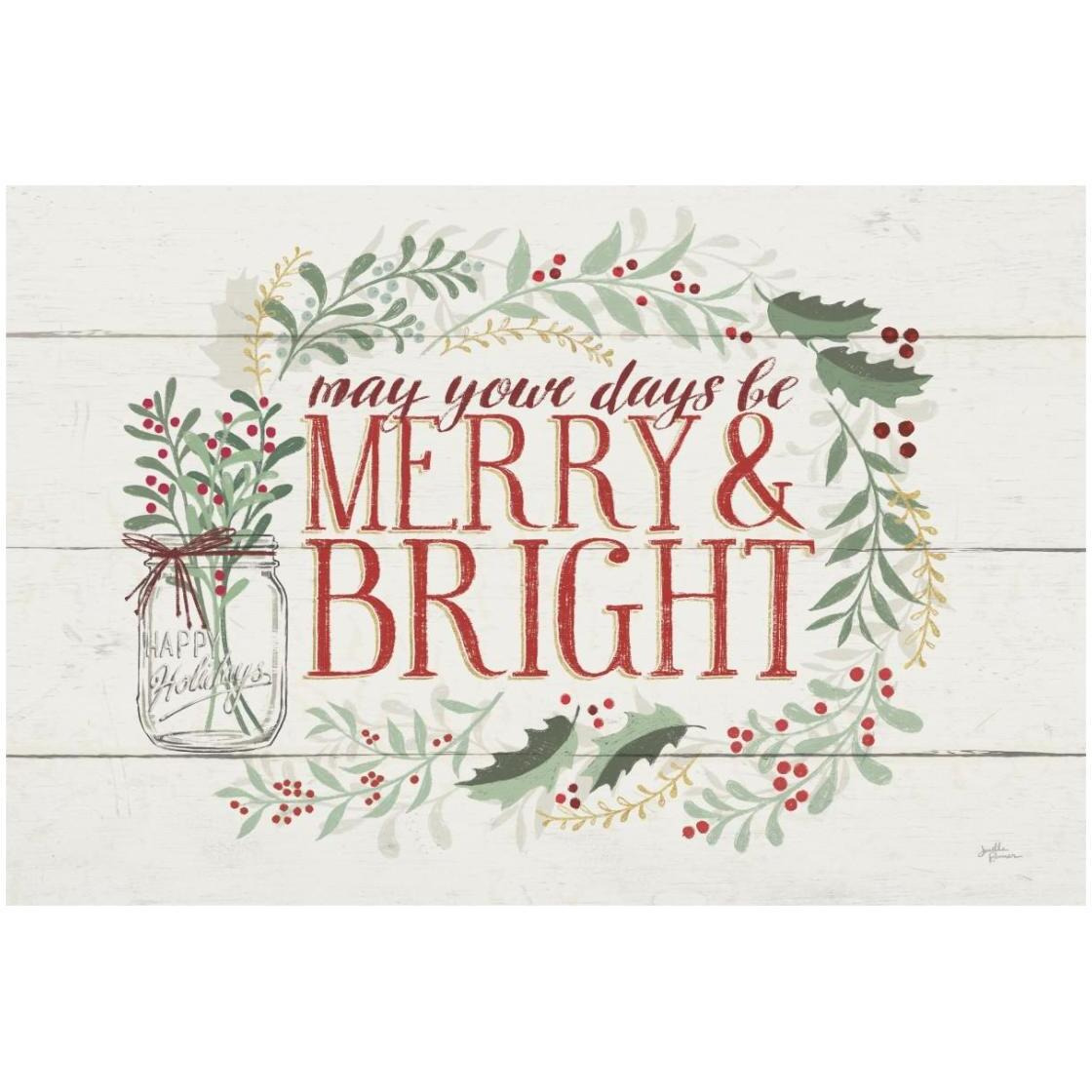 Seasons Greetings I -Paper Art-26&quotx18"