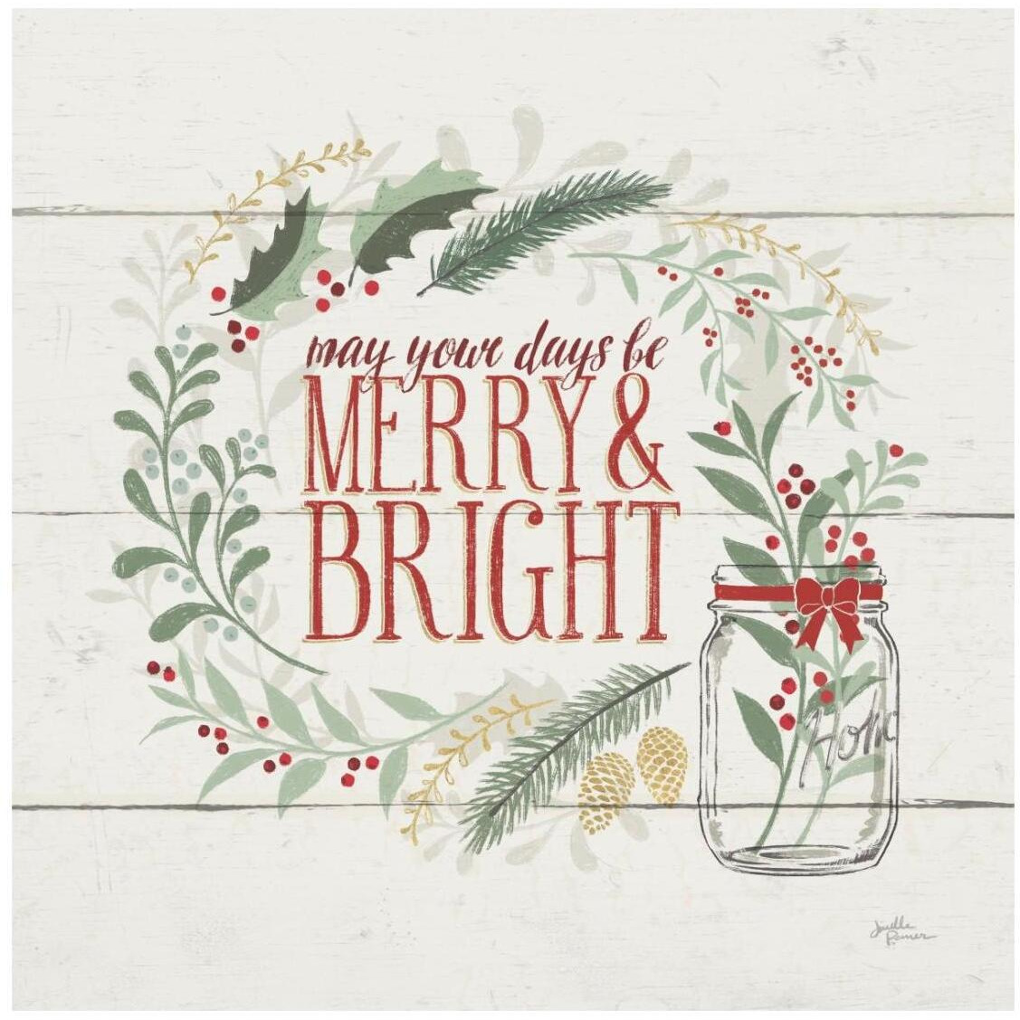 Seasons Greetings II -Paper Art-26&quotx26"