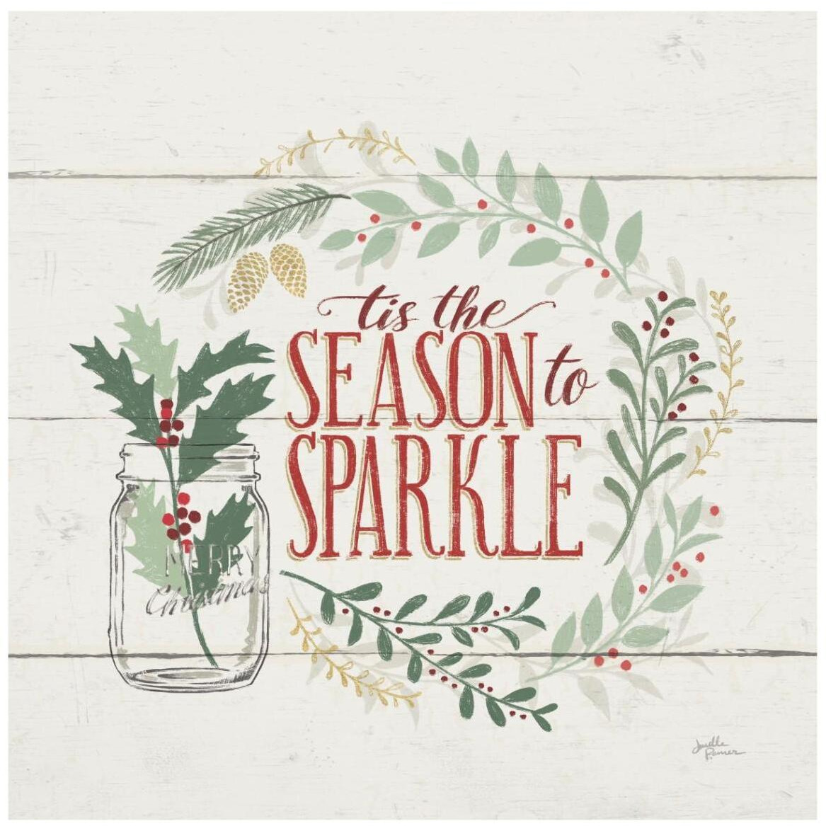 Seasons Greetings IV -Paper Art-42&quotx42"