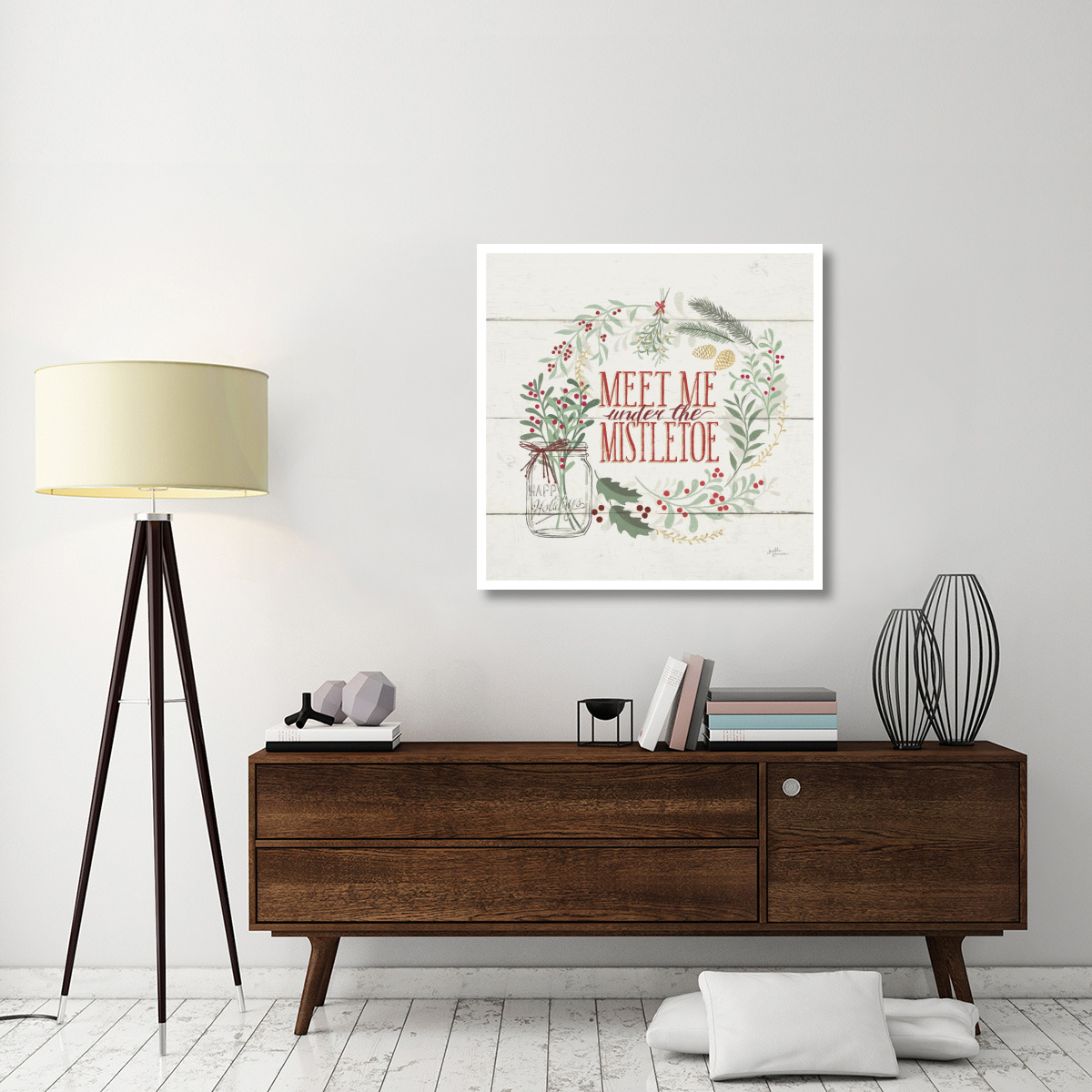 Seasons Greetings V -Paper Art-38&quotx38"