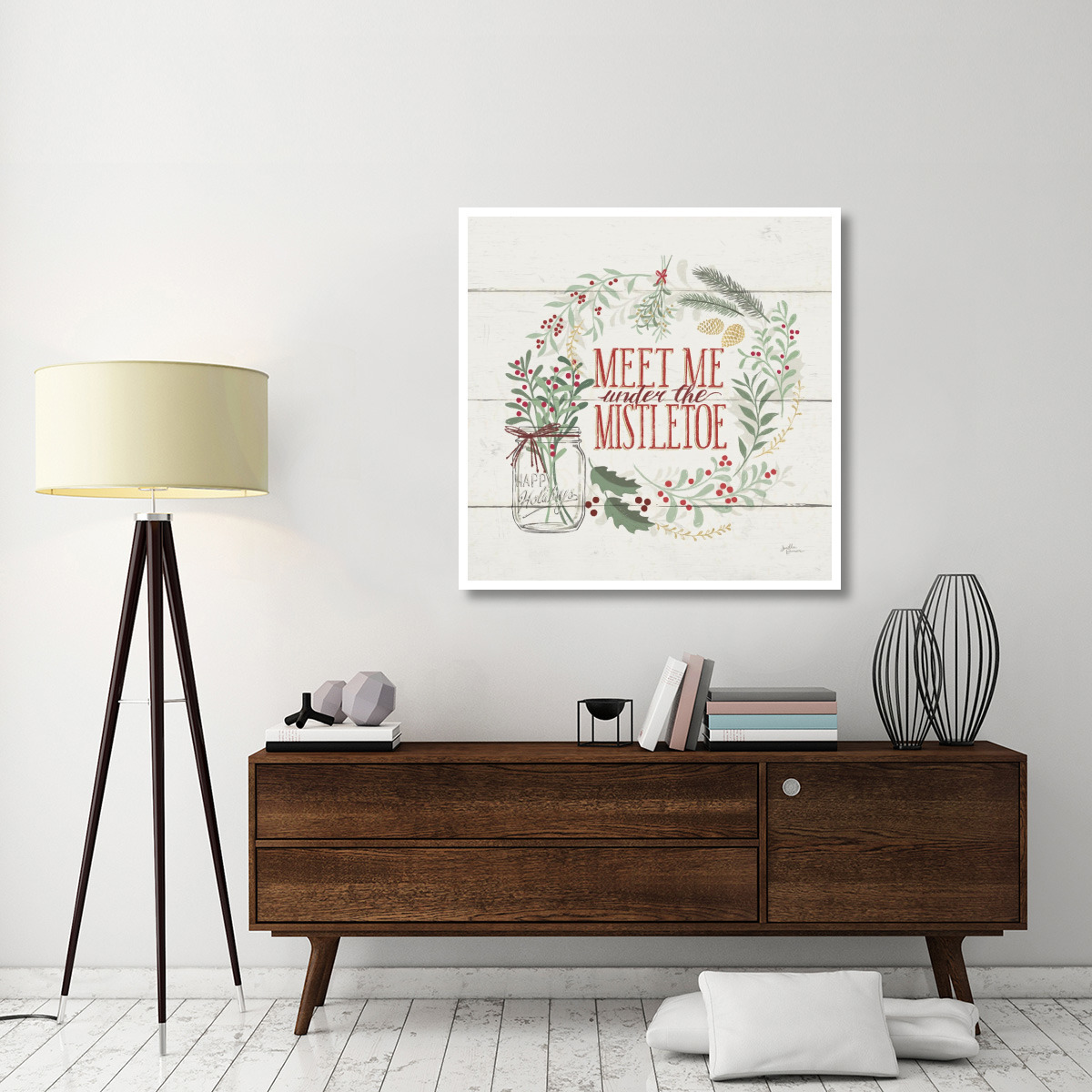 Seasons Greetings V -Paper Art-42&quotx42"