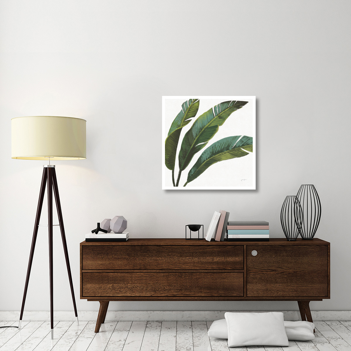 Welcome to Paradise XI on White -Paper Art-32&quotx32"