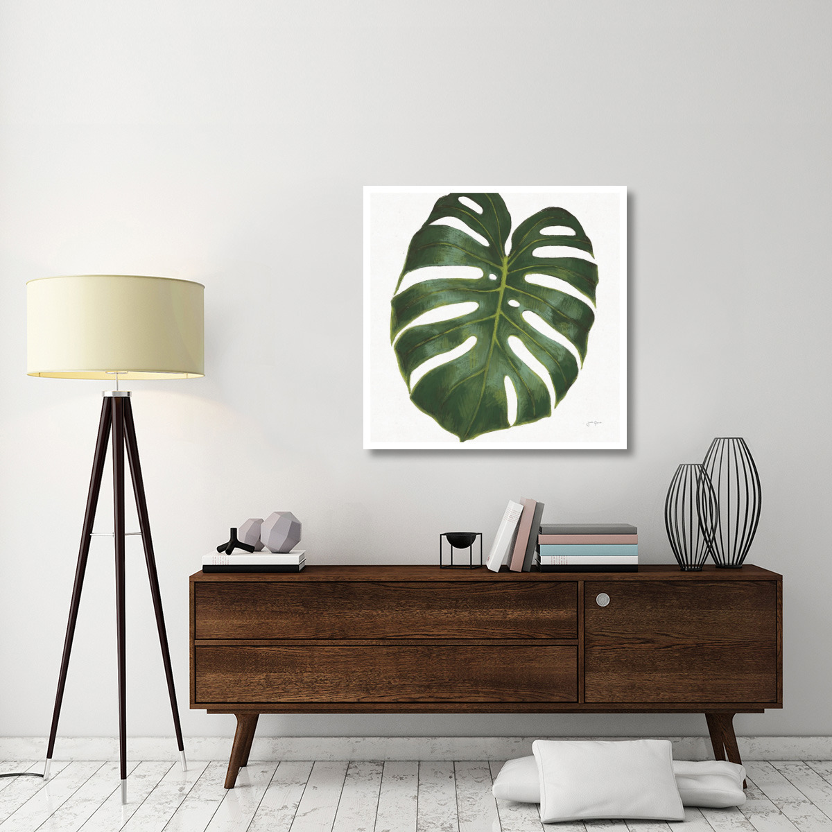 Welcome to Paradise XIII on White -Paper Art-38&quotx38"
