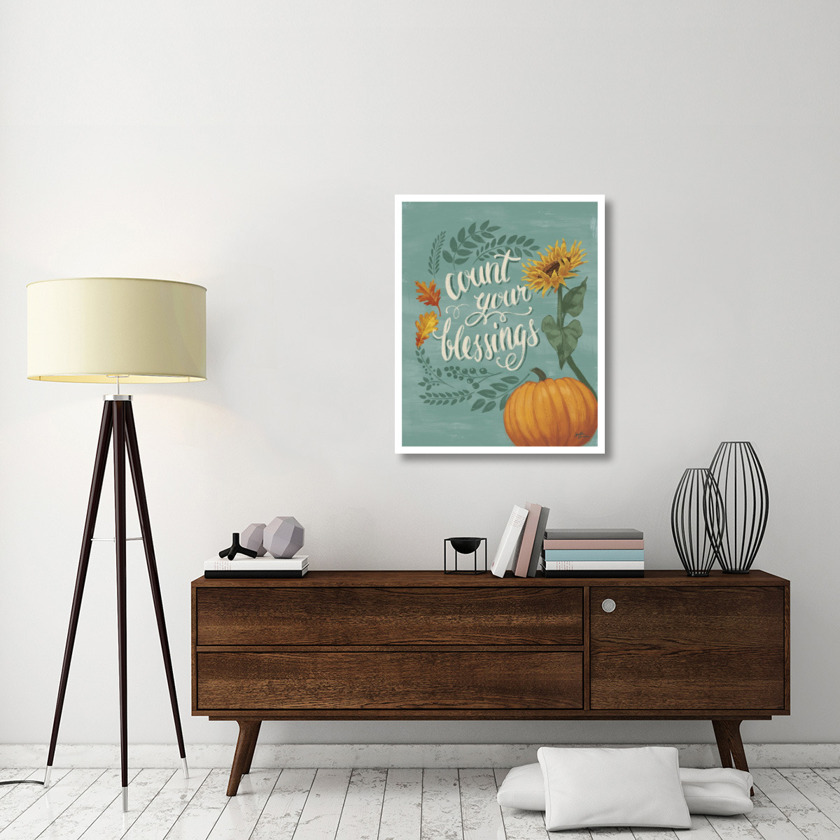 Harvest Delight IV No Wood -Paper Art-30&quotx37"