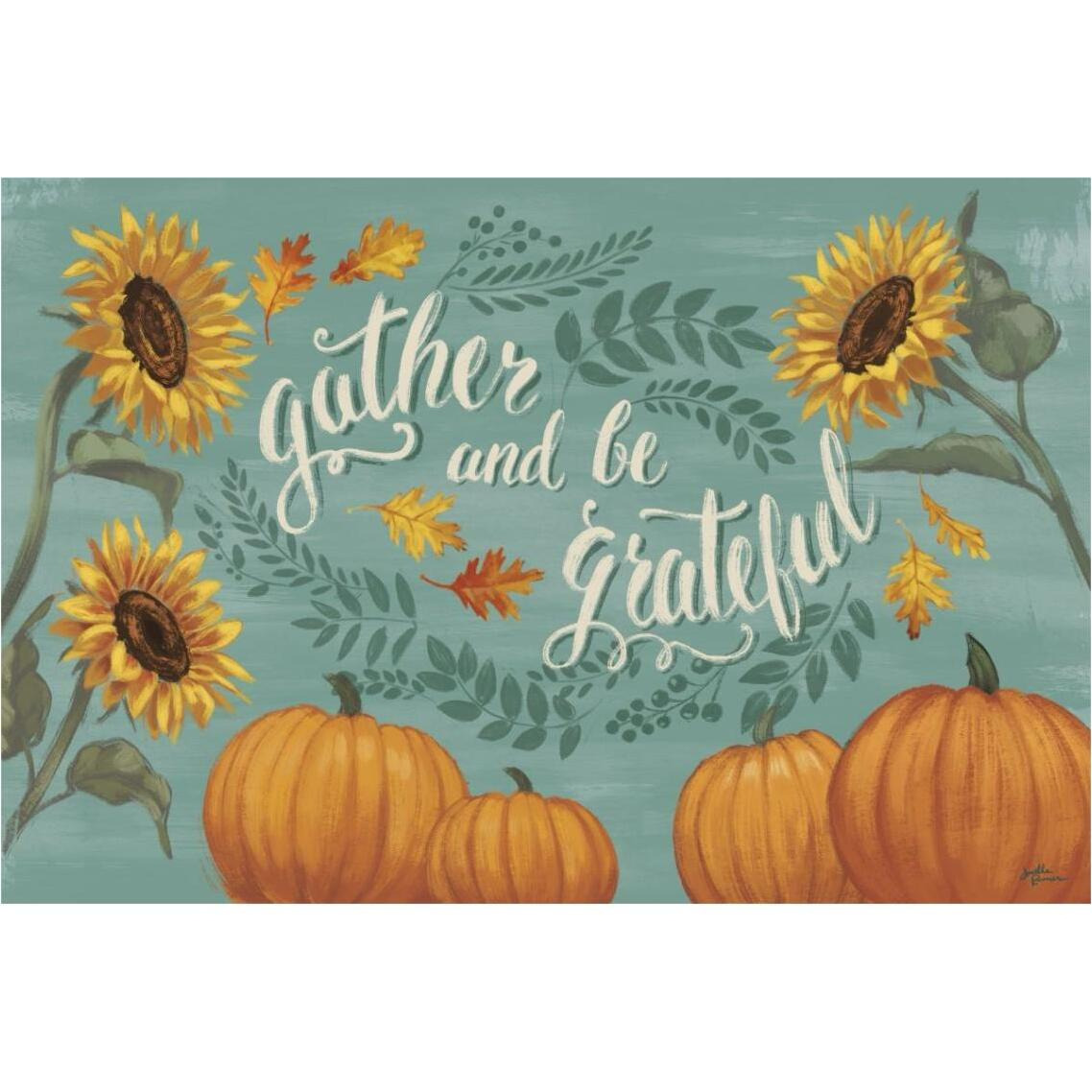 Harvest Delight V No Wood -Paper Art-38&quotx26"