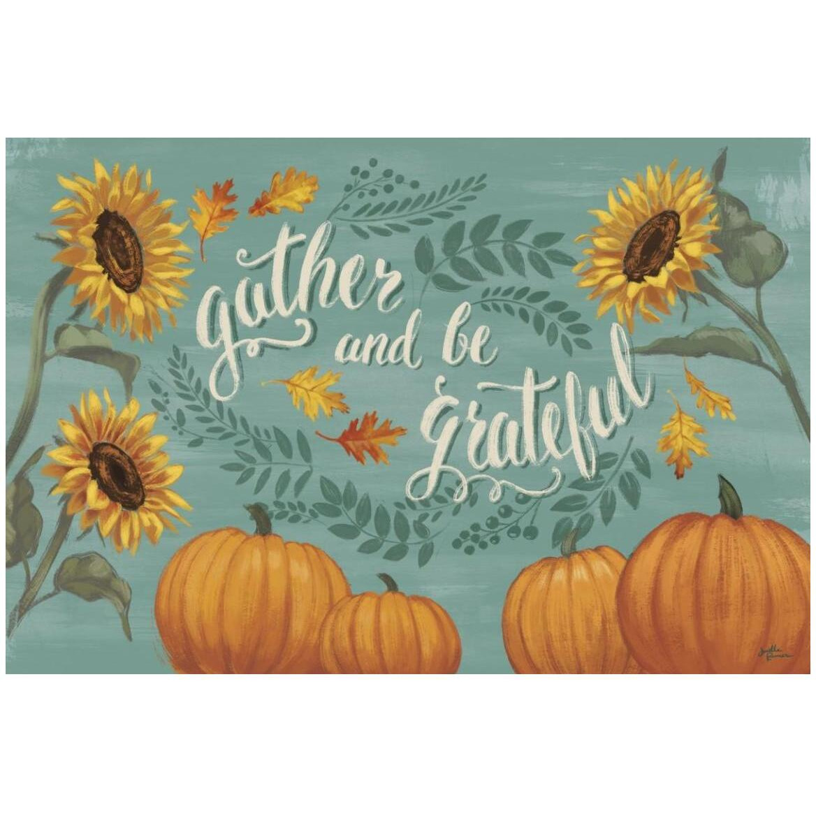 Harvest Delight V No Wood -Paper Art-50&quotx34"