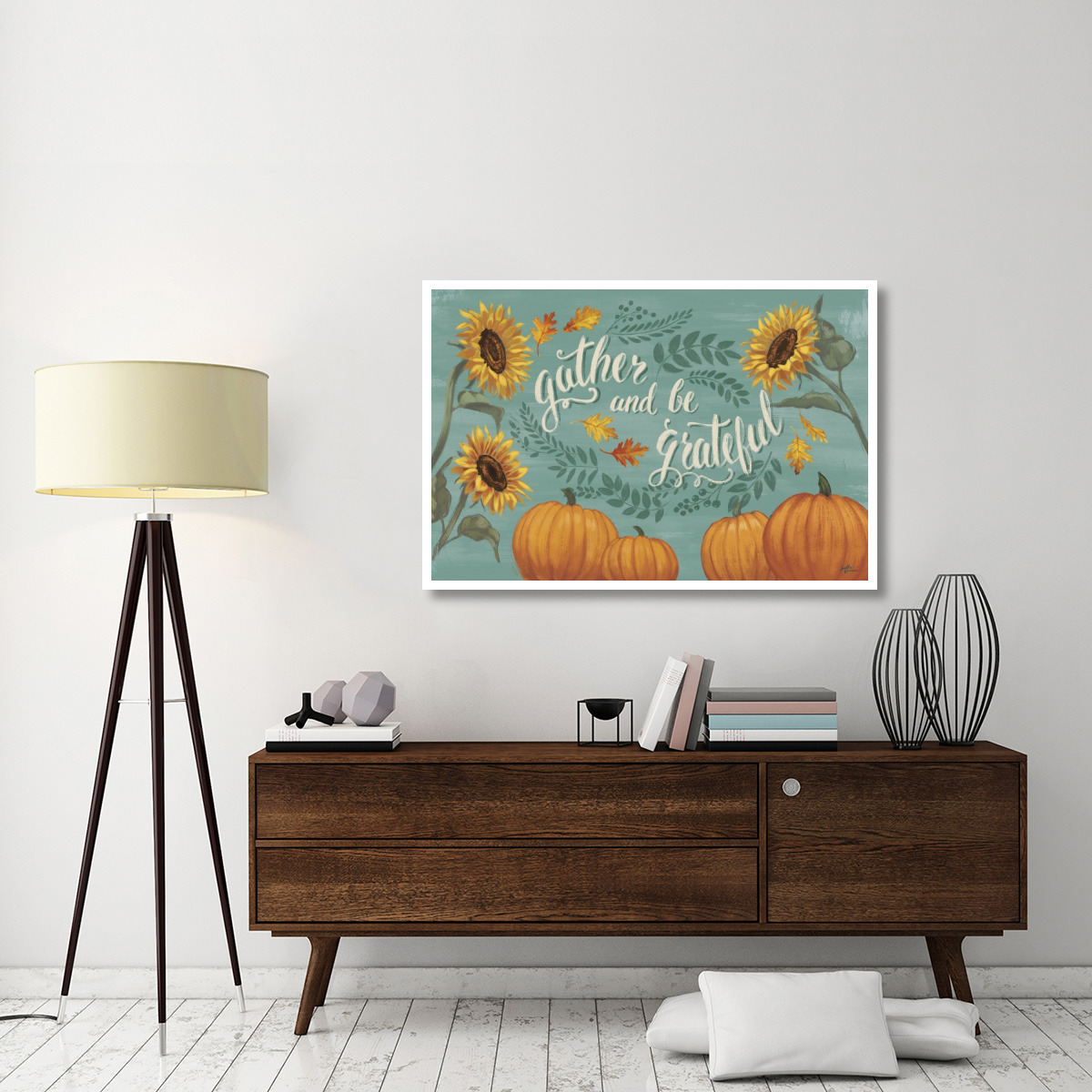 Harvest Delight V No Wood -Paper Art-50&quotx34"