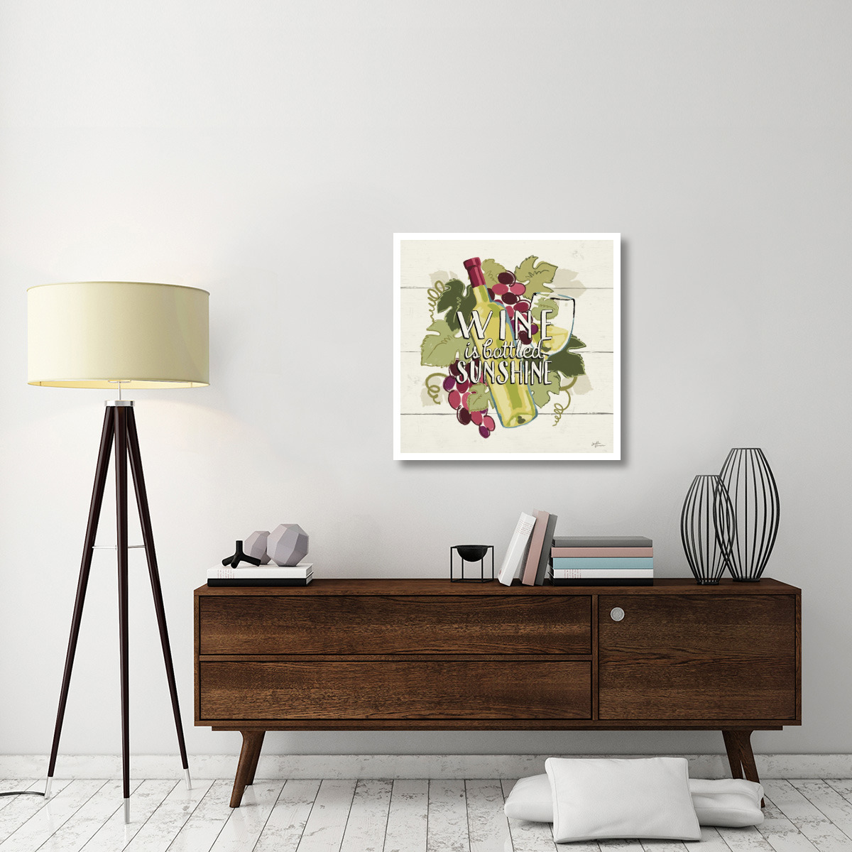 Wine and Friends IV -Paper Art-32&quotx32"