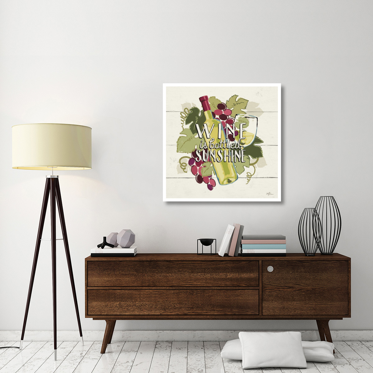 Wine and Friends IV -Paper Art-38&quotx38"