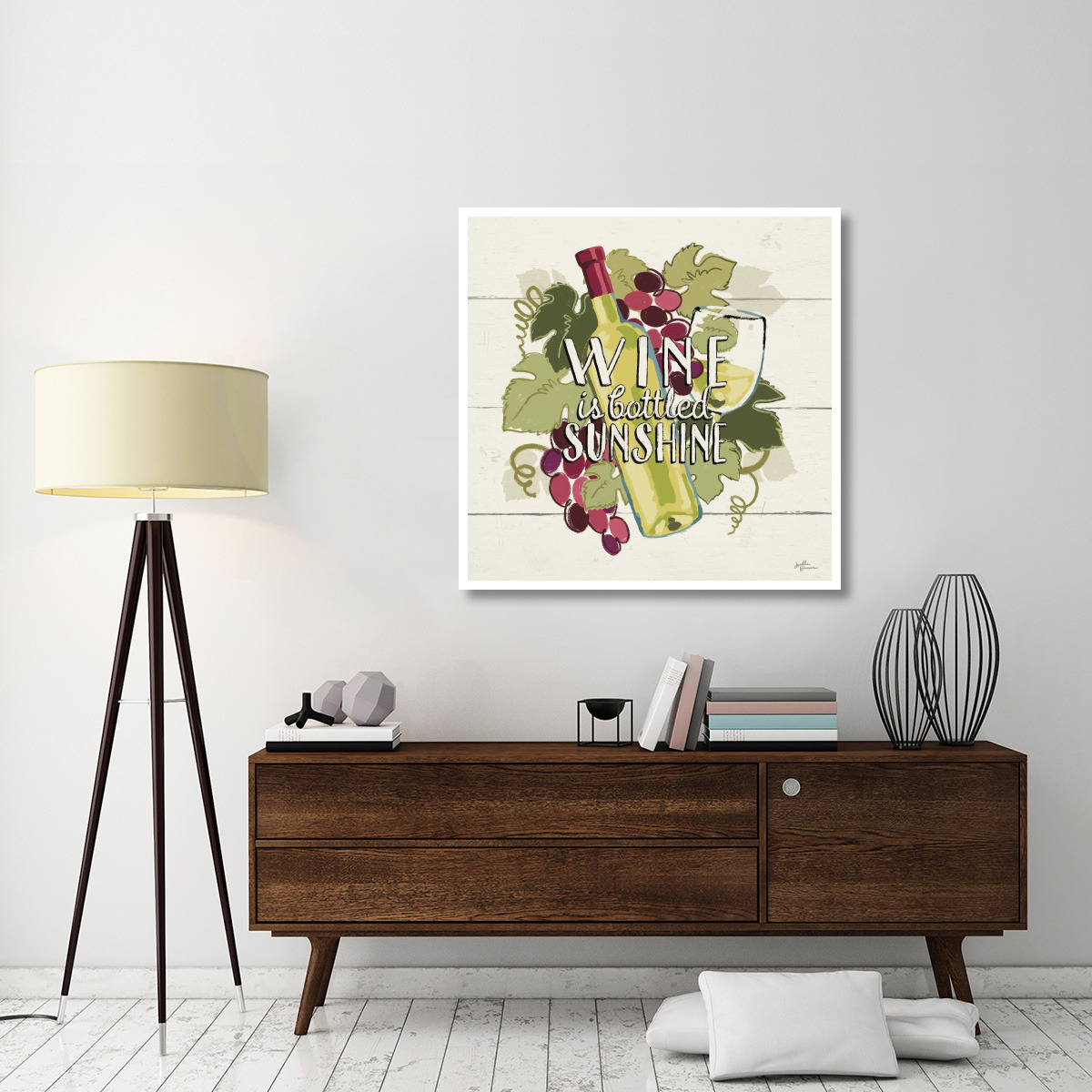 Wine and Friends IV -Paper Art-42&quotx42"